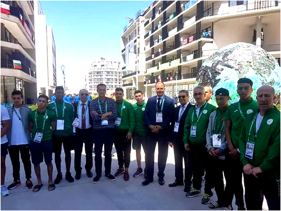 Arrivée de la délégation algérienne à Buenos Aires
