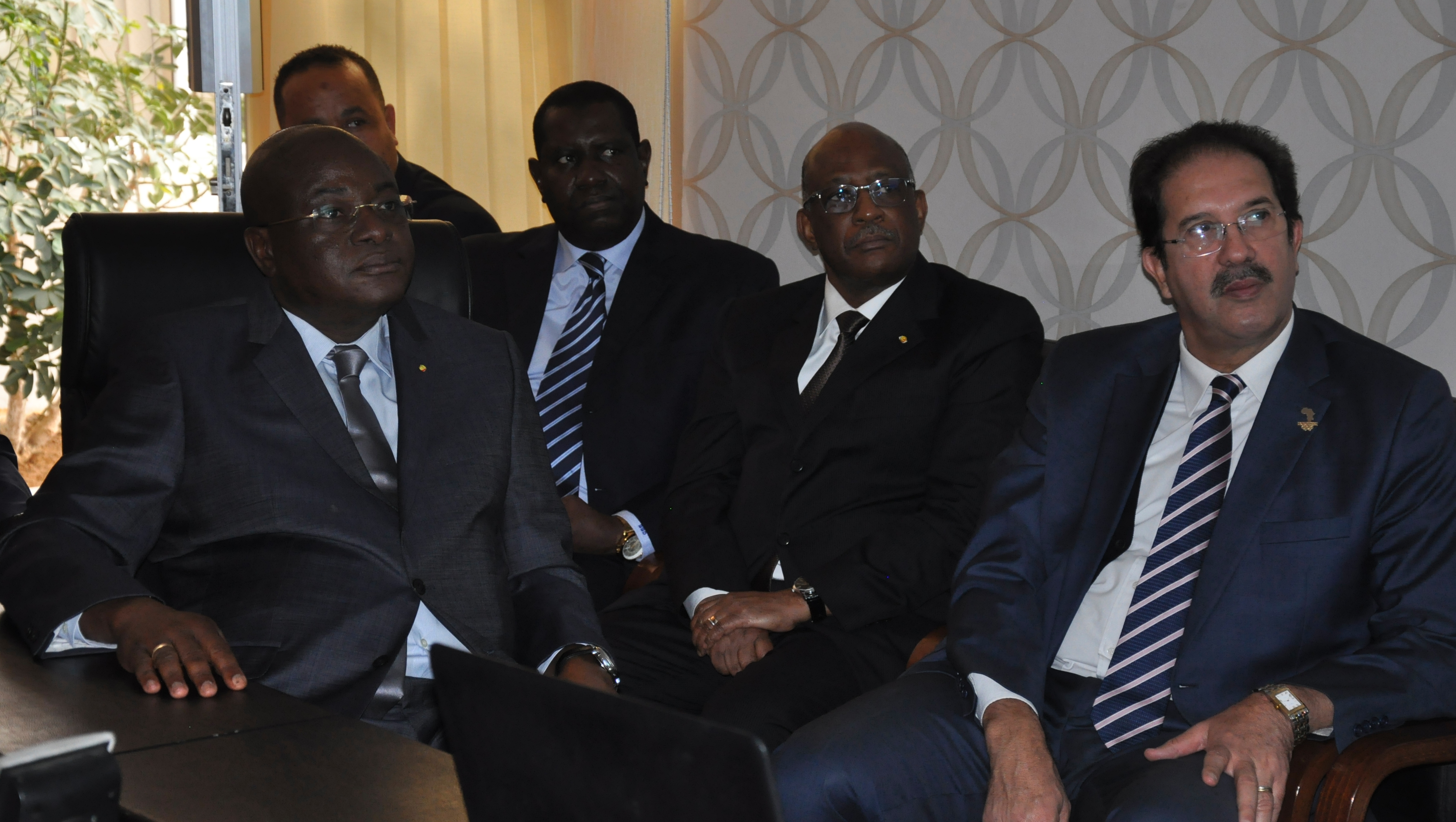 Le Ministre Malien des Sports, Monsieur Jean Claude SIDIBE au COA