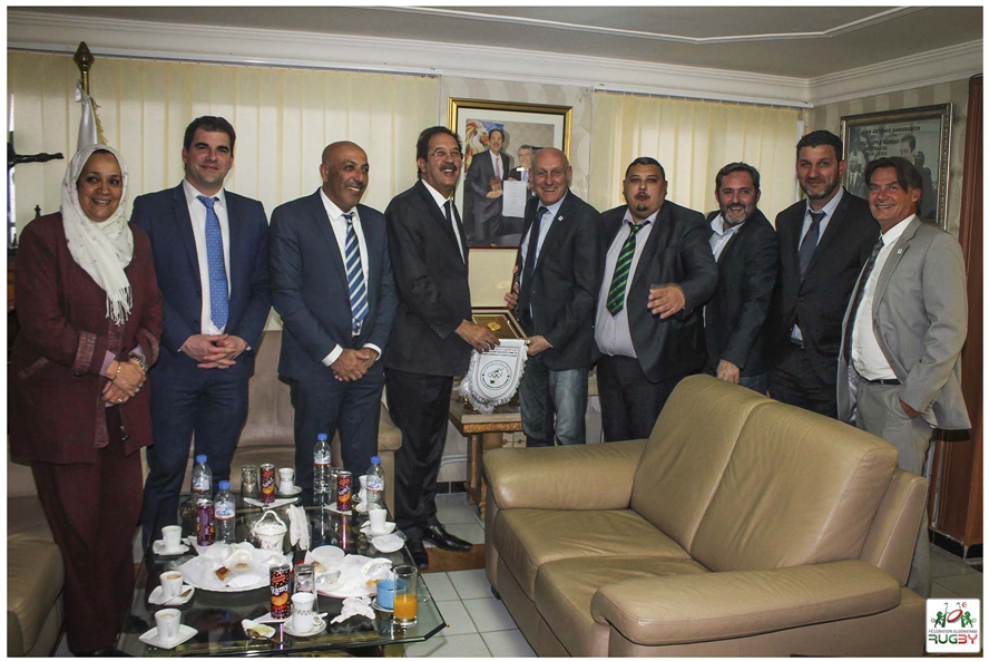 Monsieur Mustapha BERRAF reçoit le Président de la FFR