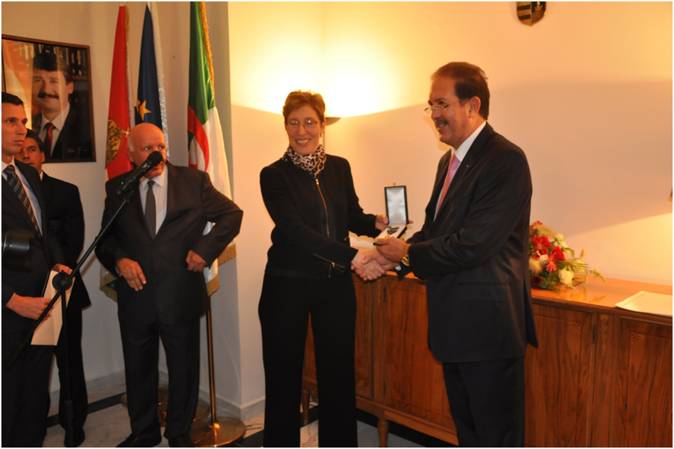 Monsieur Mustapha BERRAF décoré de l’Ordre du Mérite de hongrie.