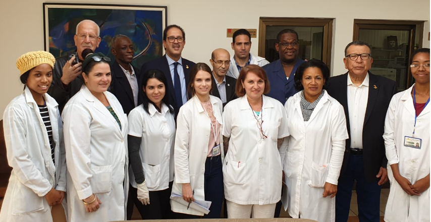 M.BERRAF à la tête d’une délégation algéro-africaine a cuba.